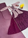 PC 419 Chinon Real Handwork Lehenga With Crop Top And Dupatta Wholesale Suppliers In Mumbai